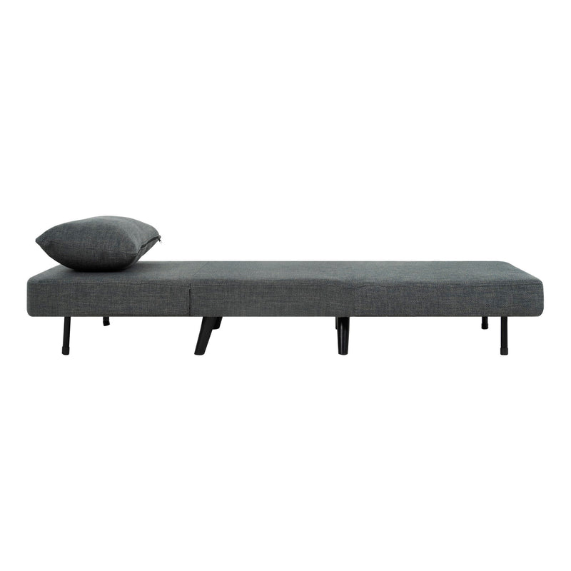 3 In 1 Foldable Chaise Lounge With Adjustable Backrest
