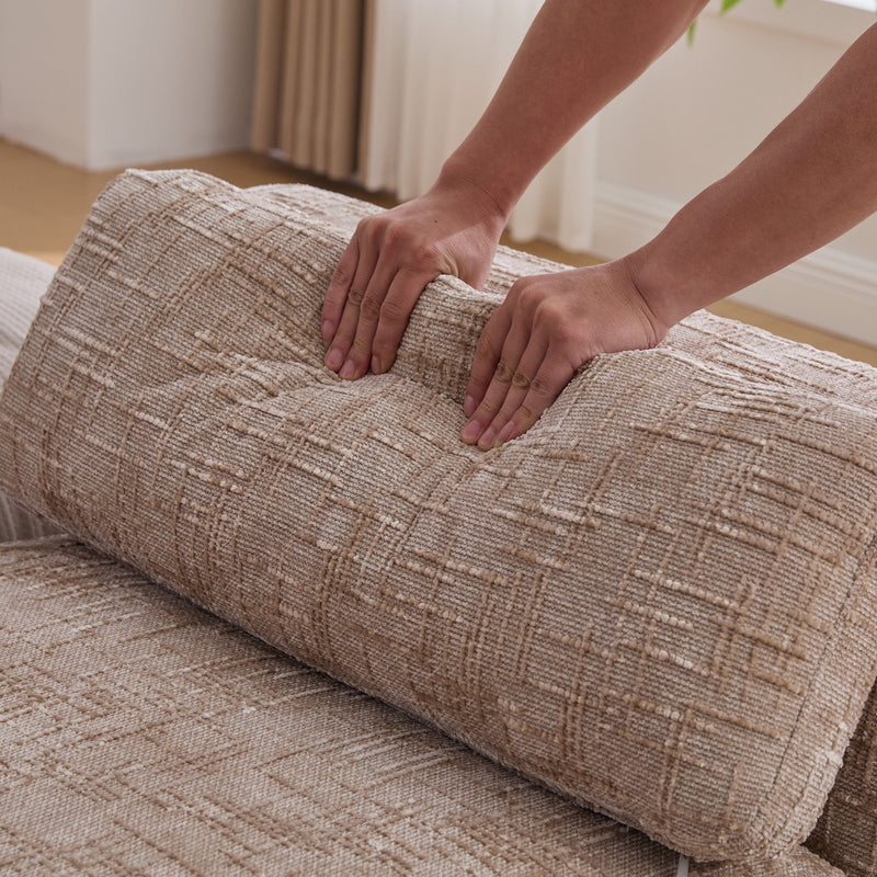 Modern Upholstered End Of Bed Bench With Armrests
