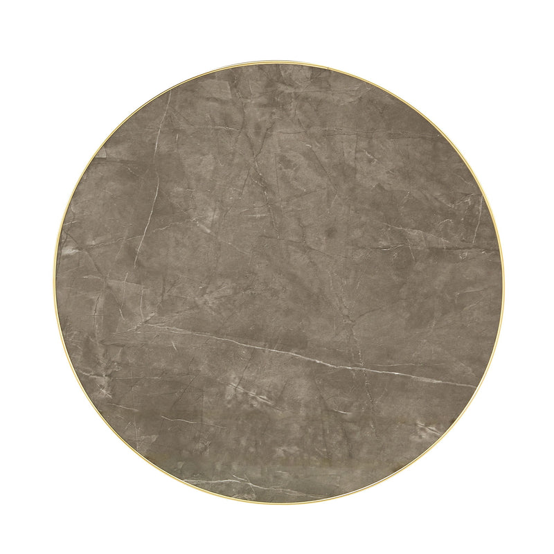 Round Table For Kitchen - Black / Gray / Gold