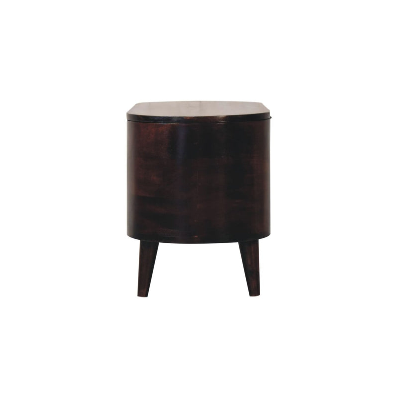 Rounded Lid Up Blanket Box