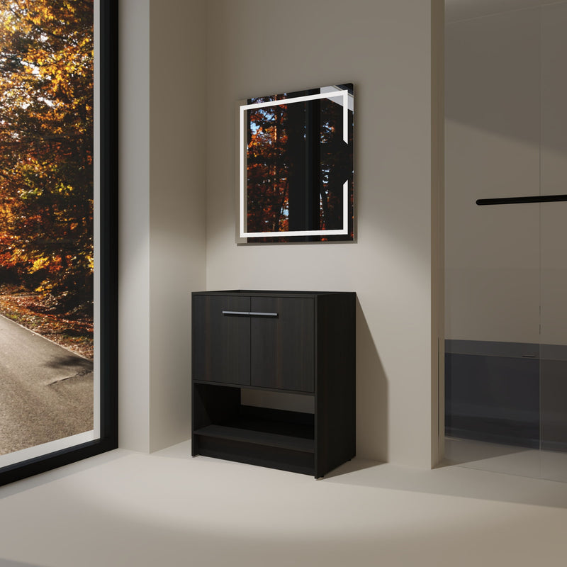 Modern Freestanding Bathroom Vanity With 2 Doors