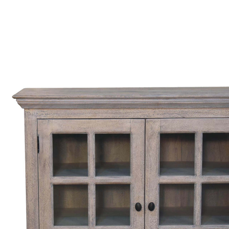 Triple Glazed Cabinet - Beige