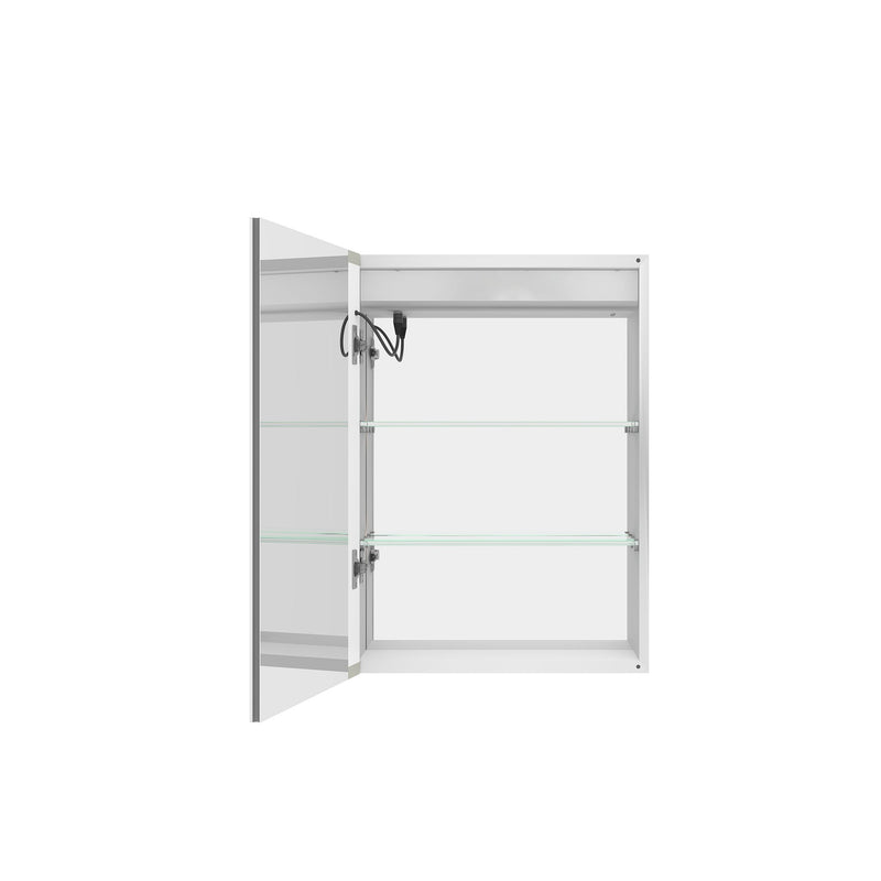 Bathroom Medicine Cabinet With Lights, LED Medicine Cabinet With Mirror, Lighted Medicine Cabinet With Defogger