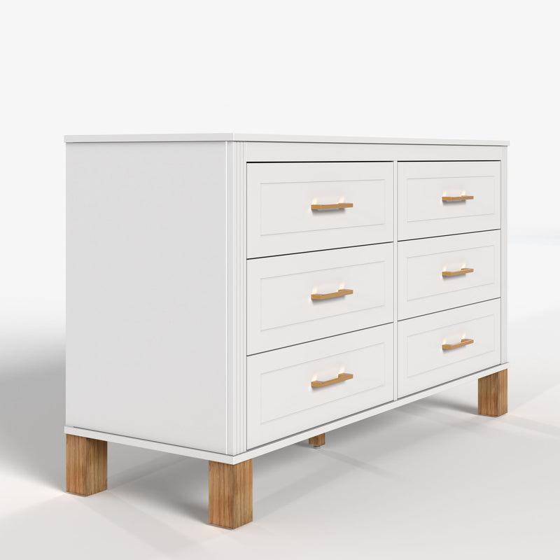 6 Drawer Double Dresser
