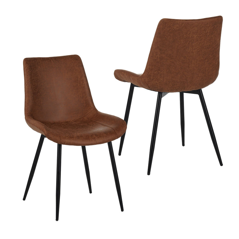 Dining Chairs (Set of 4) - Brown