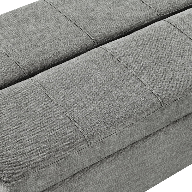 Twin Size Folding Ottoman Sleeper Bed With Mattress Convertible Guest Bed