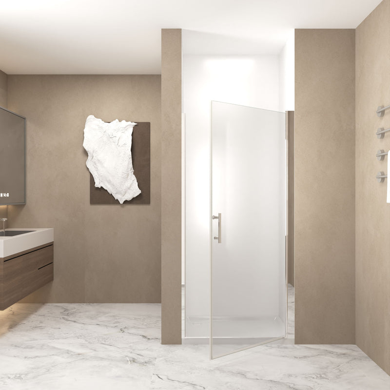 Shower Door With Glass And Explosion Proof Safety Film