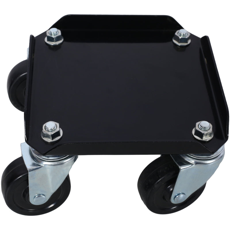 Heavy Duty Snowmobile Dolly With V Slide And Swivel Casters Steel, 1500Lbs Capacity