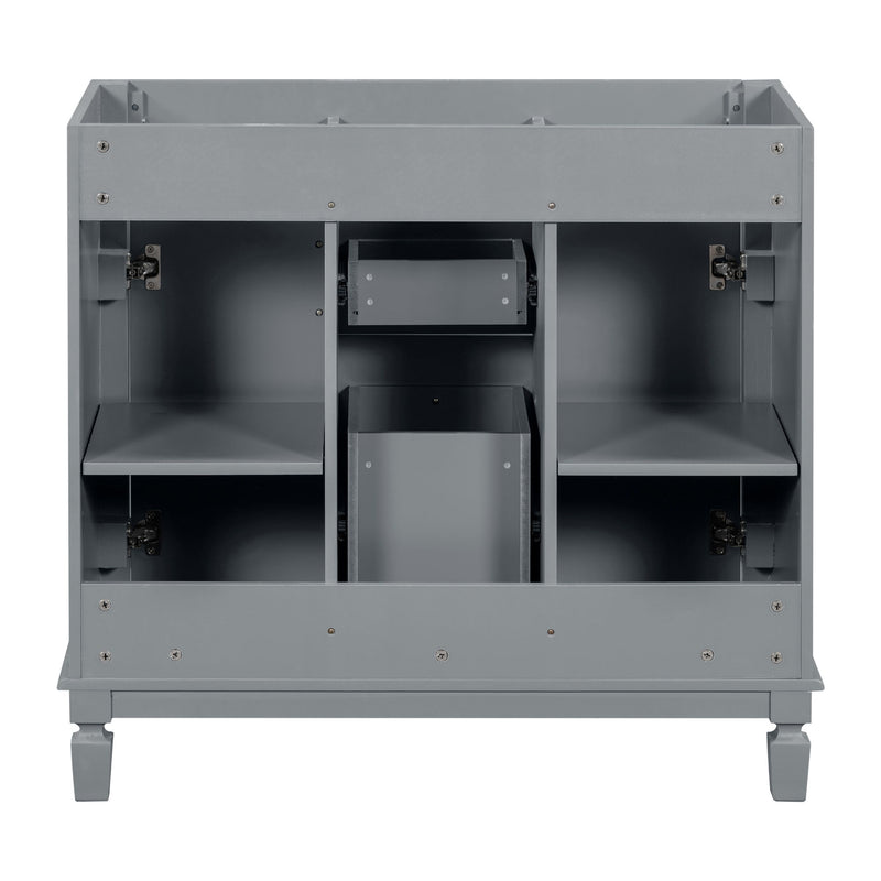 Bathroom Vanity Cabinet With 2 Soft Closing Doors And 2 Drawers