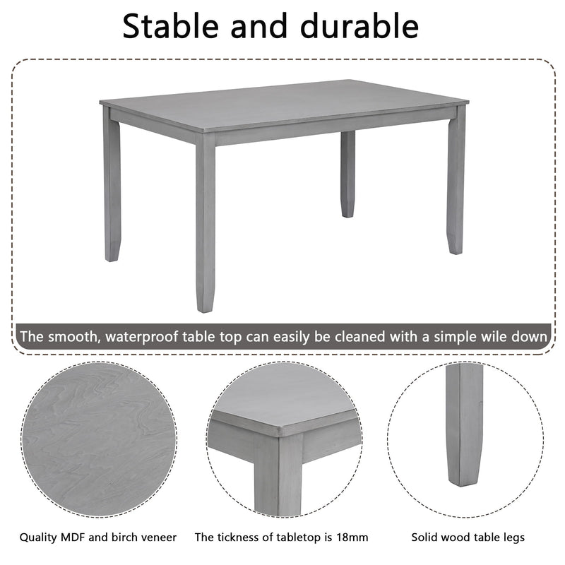 Kitchen Dining Set, Rectangular Dining Table