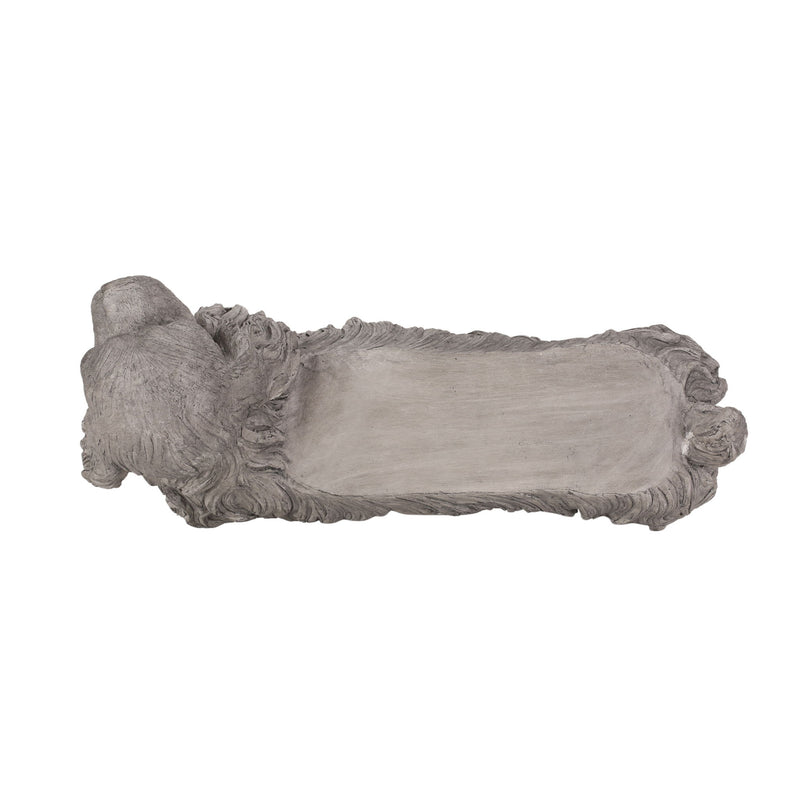 Cocker Spaniel Dog Statue - Gray