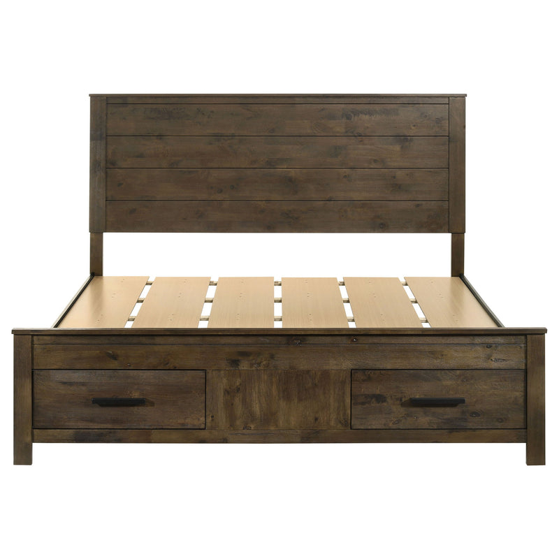 Greely - Eastern King Storage Bed - Brown