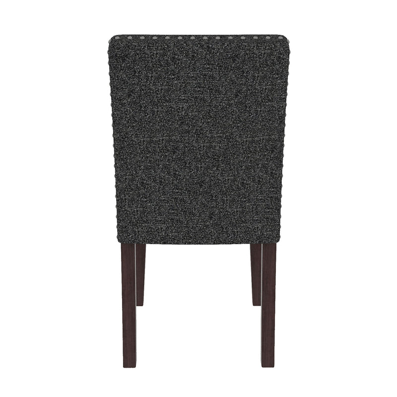 Upholstered Dining Chair With High Back Design (Set of 2)