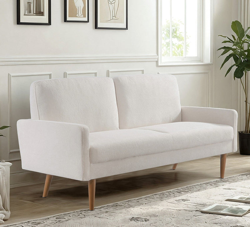 Sofa, European Style With Sleek Design, Modern & Vintage Flair, Upholstered 3 Seater Couch