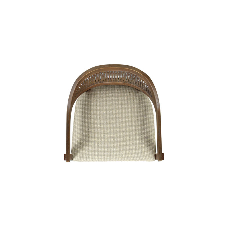 Americana - Mid-Century Modern Cane Back Counter Stool