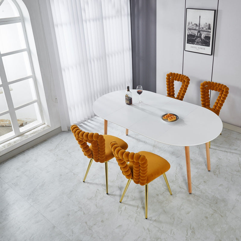 Extensible Table, Dining Table, Office Table, Coffee Table Metal Leg
