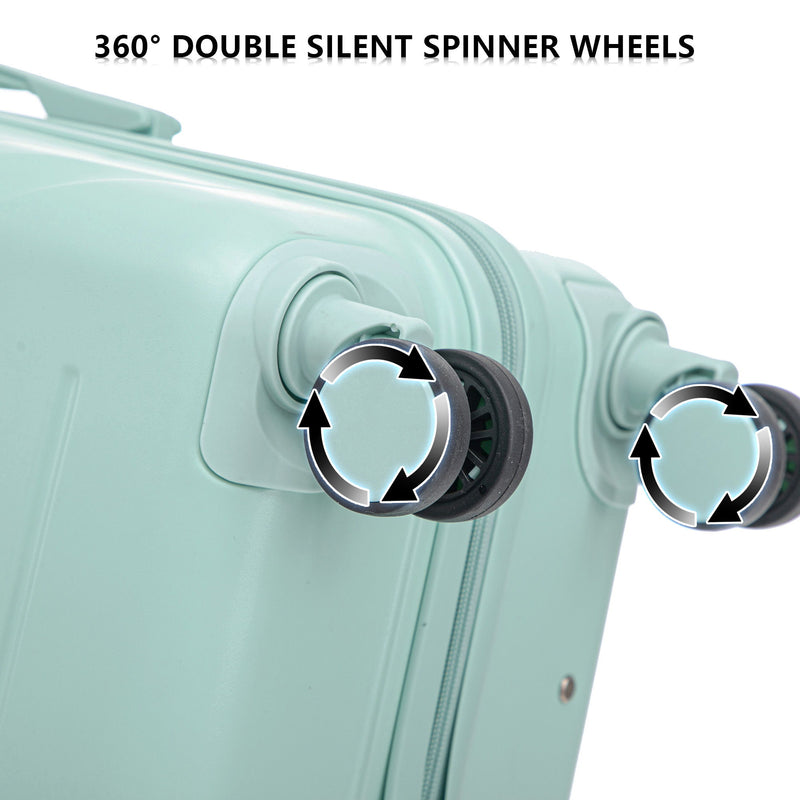 3 Pieces Set 20" / 24" / 28" Spinner Wheel Luggage With Combination Lock