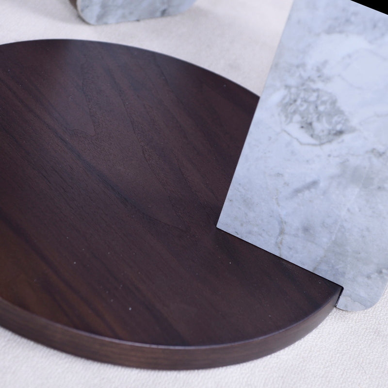 Coffee Table Set With Center Table & Side Table