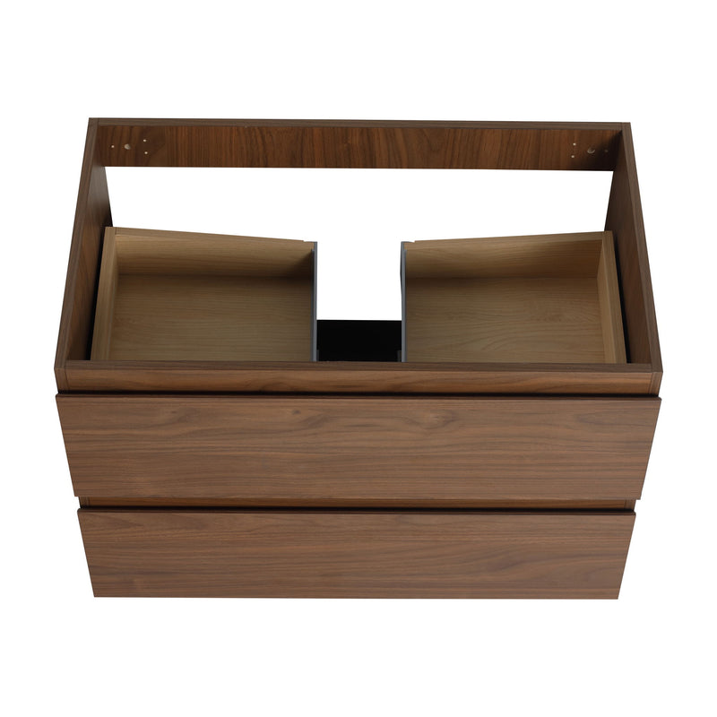 Wall Mounted Bathroom Vanity Cabinet, Soft Close Drawers (Vanity Only)