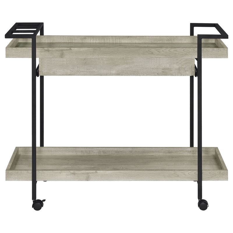 Begonia - 1 Drawer Cart - Driftwood