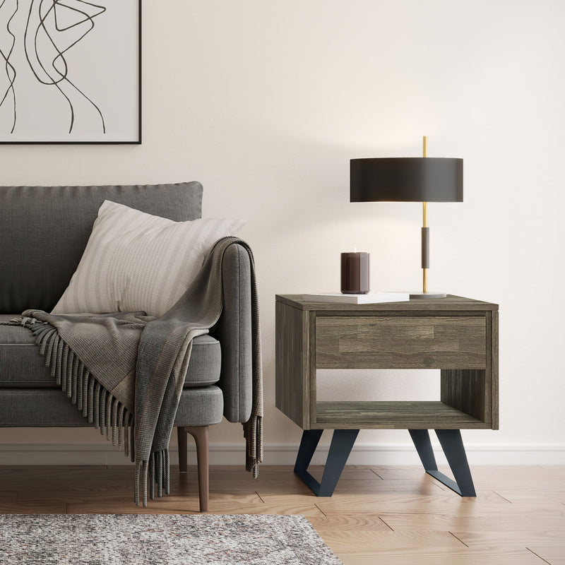 Lowry - End Table - Light Brown
