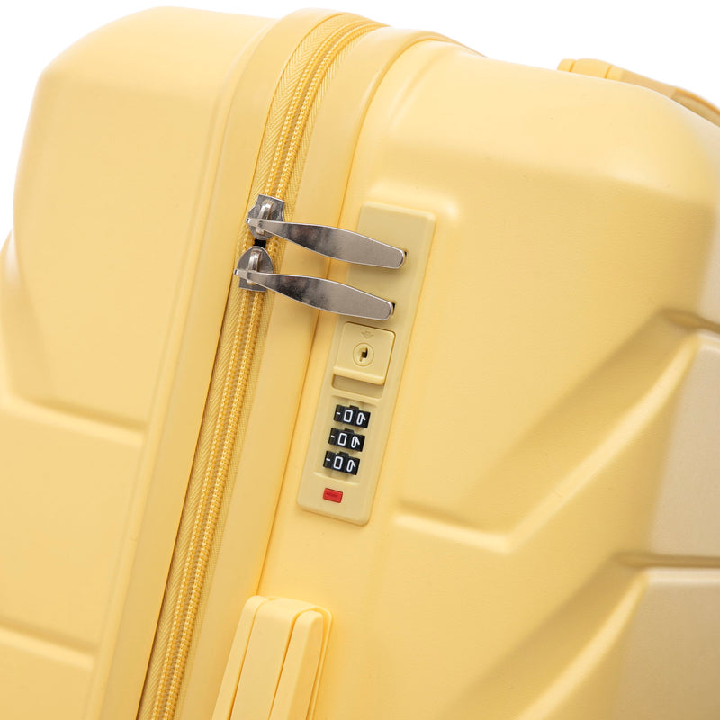 3 Pieces Set 20" / 24" / 28" Spinner Wheel Luggage With Combination Lock