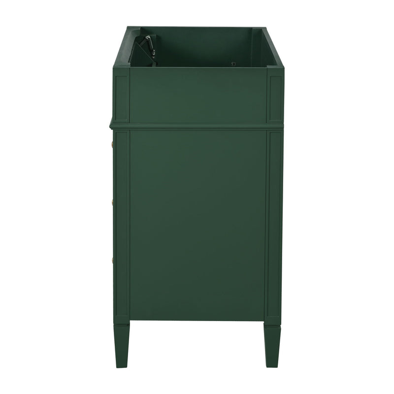 Bathroom Vanity With 2 Drawers And Tip-Out Drawer, Storage Cabinet