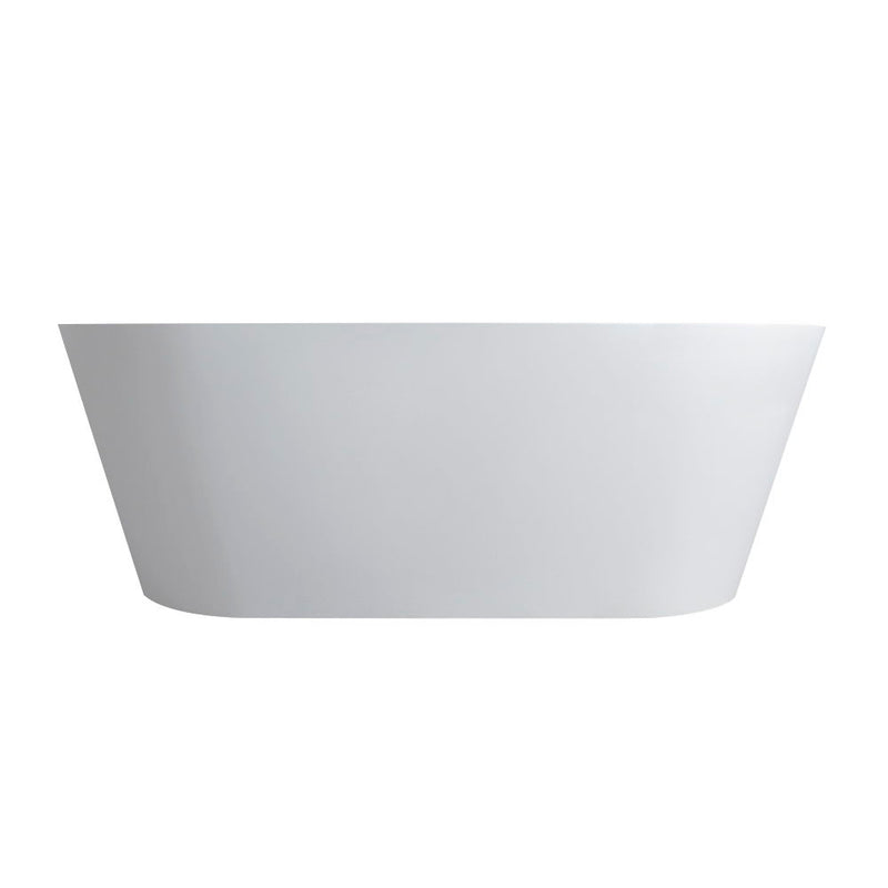 Solid Surface Soaking Freestanding Bathtub For Bathroom - Matte White