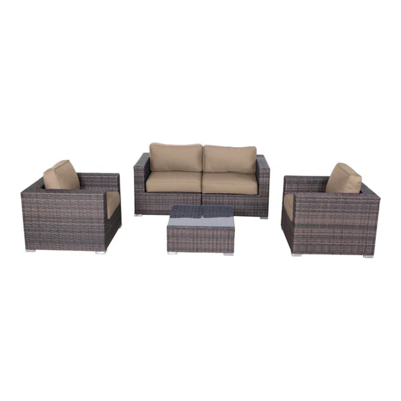 Stylish Entertainment Sectional Set, Outdoor Living