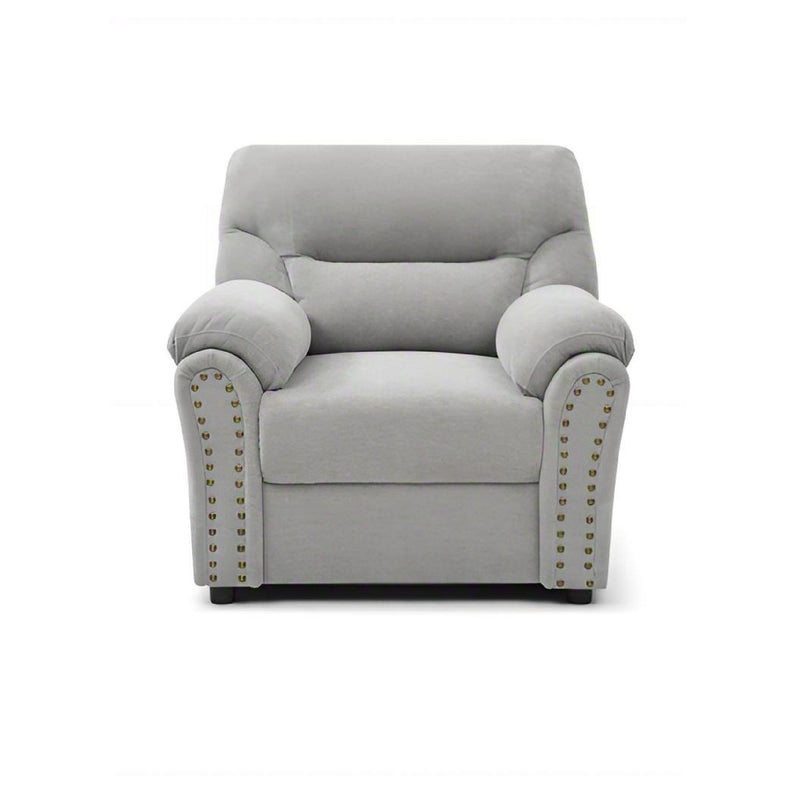 Hamilton - Chair With Hand Applied Nailhead Trim And Pillow Top Arm Cushions
