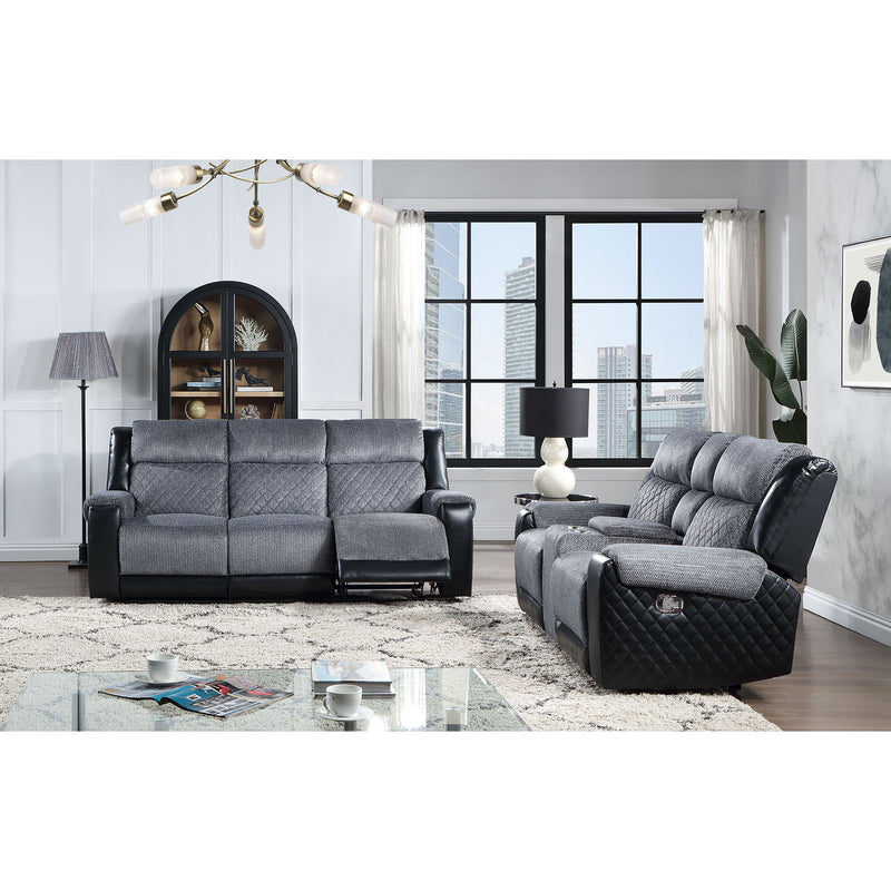Alicia - Console Reclining Loveseat - Gray
