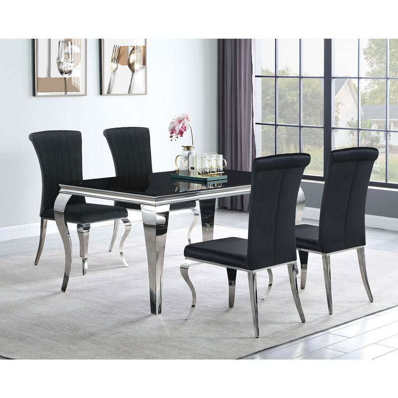 Elegant Upholstered Side Chairs (Set of 4)