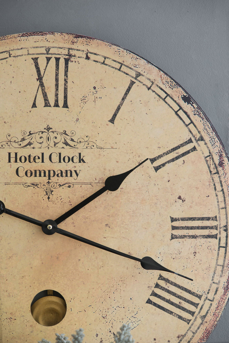 Wall Clock - Beige