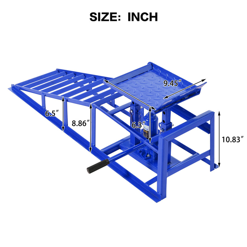 Suxidi - 5 Ton Auto Car Truck Service Ramps Lifts, Hydraulic Automotive Lift