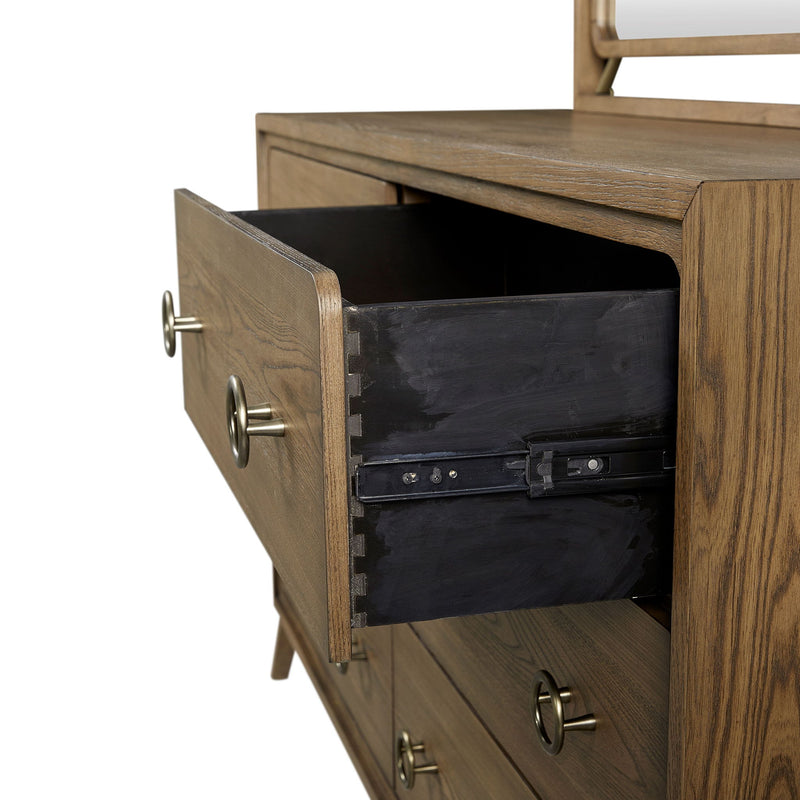 6 Drawer Dresser - Latte