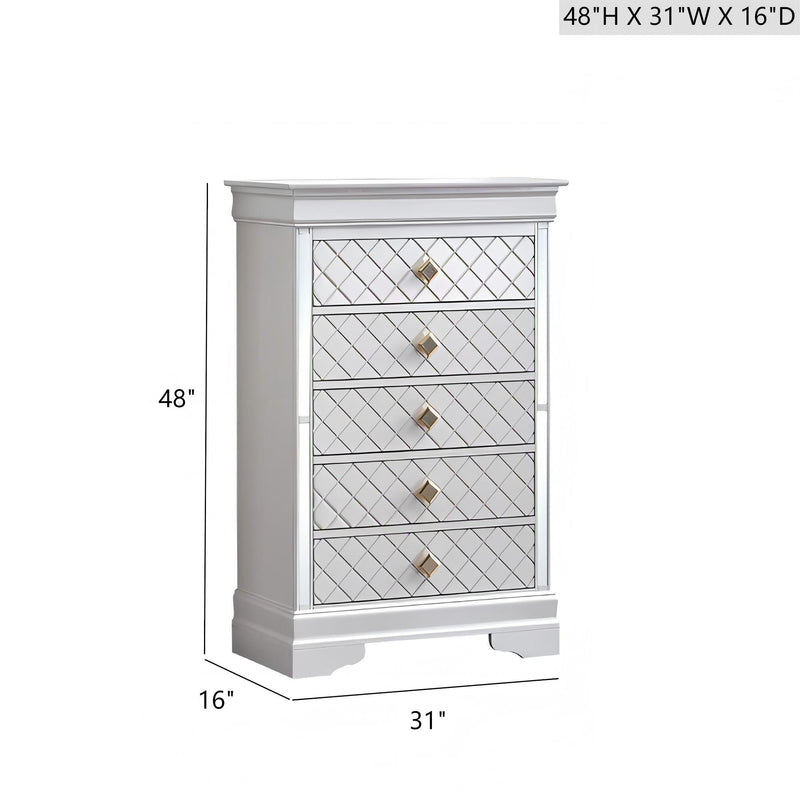 Verona - Chest - White