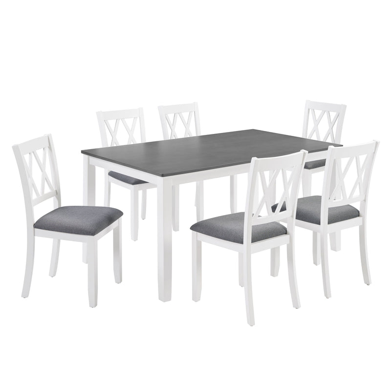 Modern Dining Set With Upholstered Chairs