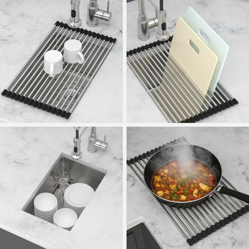 Undermount Steel Kitchen Sink, Deep Single Bowl Basin