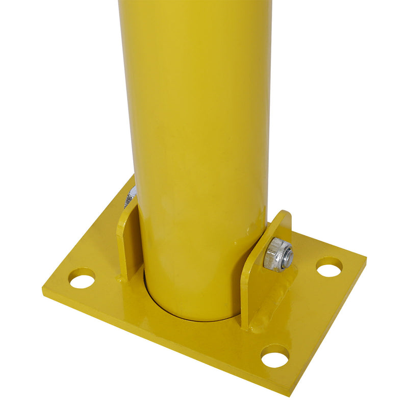 Parking Bollard Pole Barrier With Lock For Car Parking Protection