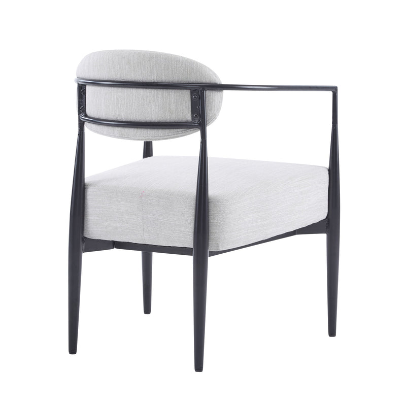 Modern Upholstered Accent Armchair With Pocket Spring Seat