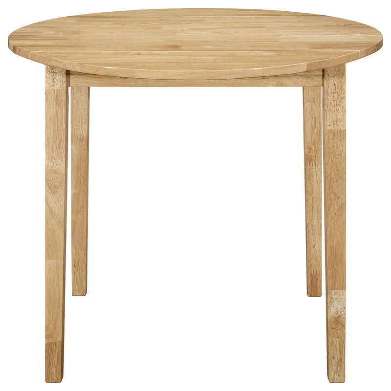 3 Piece Dining Set With Drop Leaf Table And Upholstered Chairs