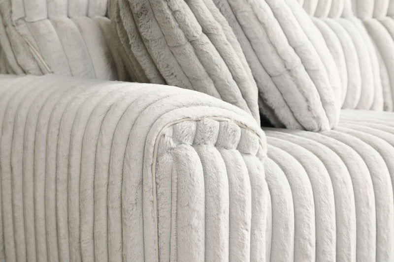 Jaya - Power Motion Sofa With Sleeper & USB Port - Light Gray