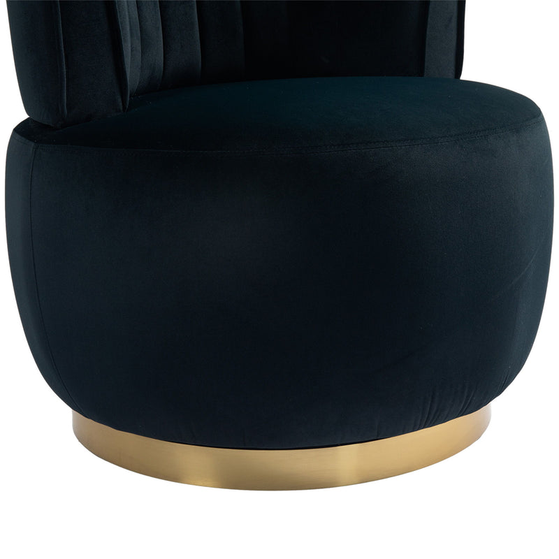 360 Degree Swivel Cuddle Barrel Accent Sofa Chair