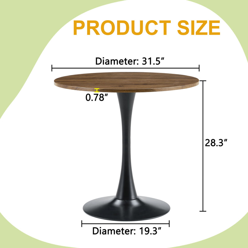 Ergonomic Round Dining Table For Kitchen