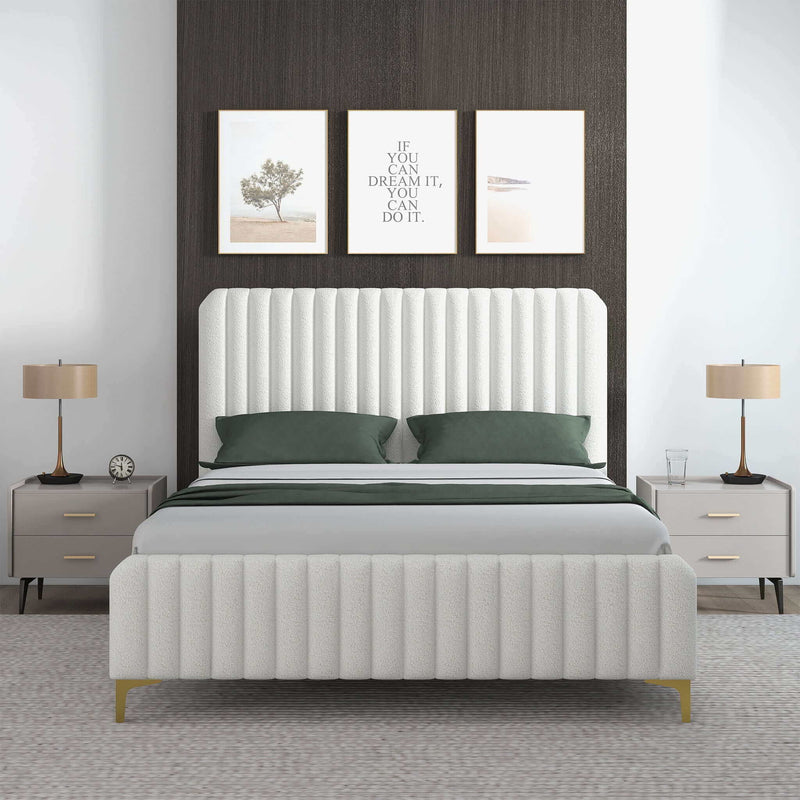 Valery - Upholstered Platform Bed