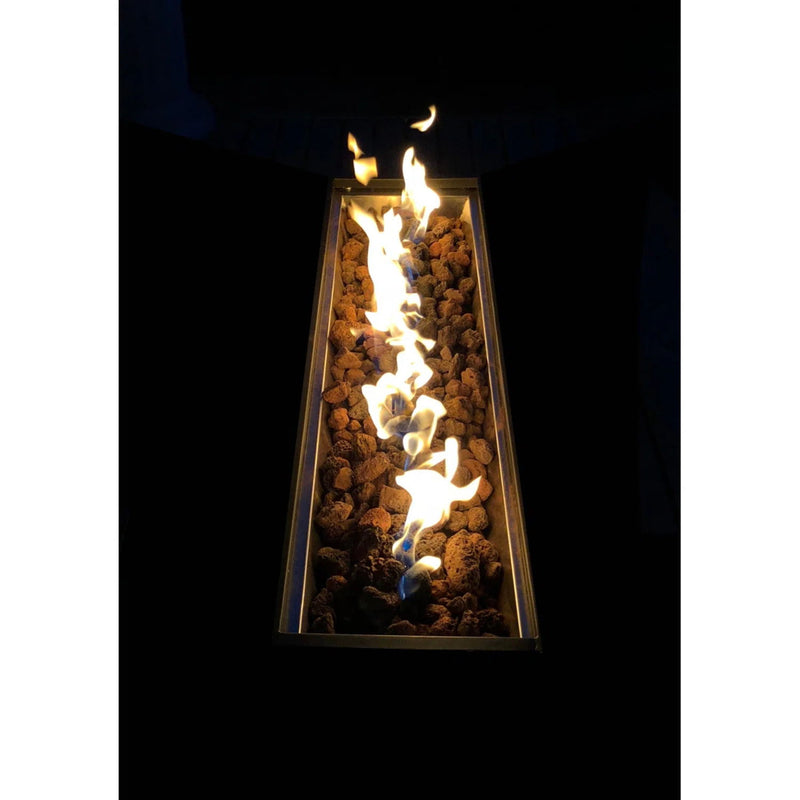 Propane / Gas Outdoor Fire Pit Table With Lid