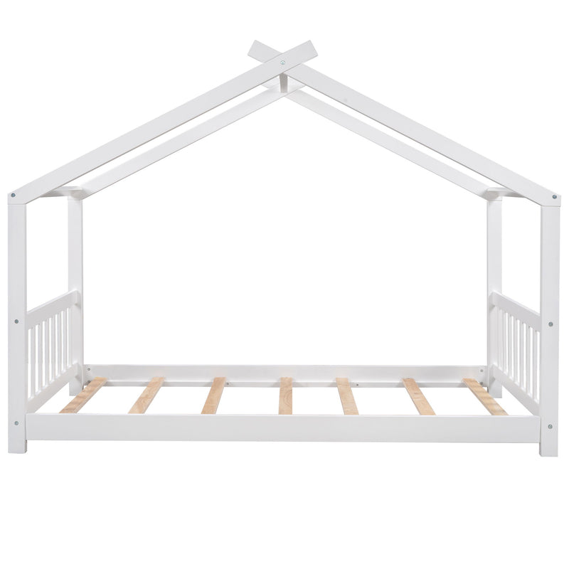 House Platform Bed With Headboard And Footboard, Roof Design