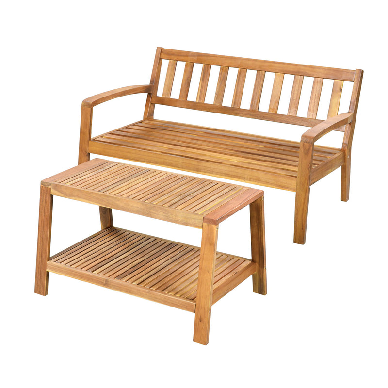 2 Piece Conversation Set, Loveseat & Coffee Table