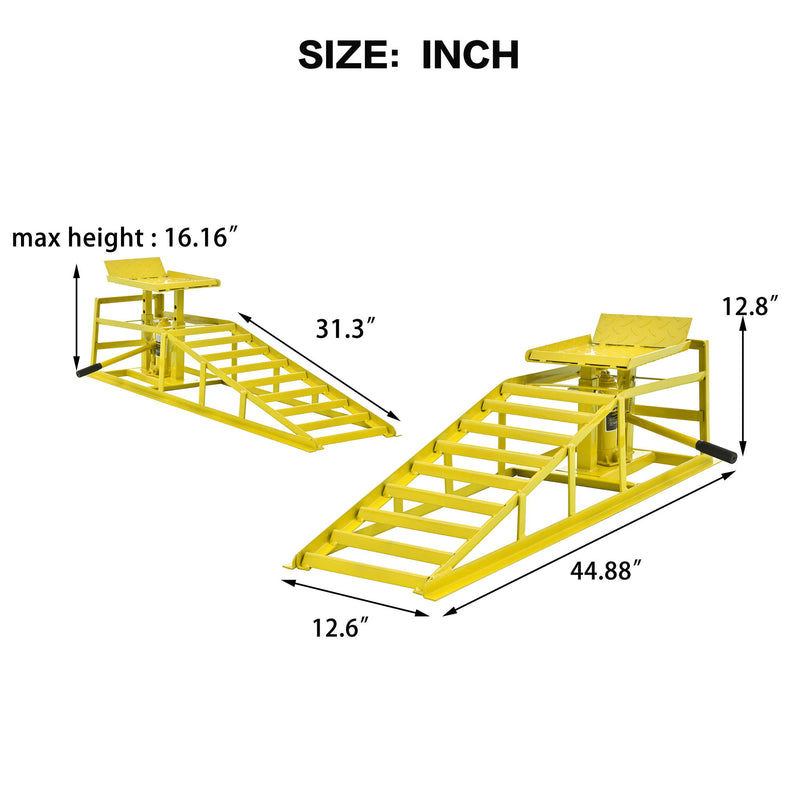 Suxidi - 5 Ton Auto Car Truck Service Ramps Lifts, Hydraulic Automotive Lift