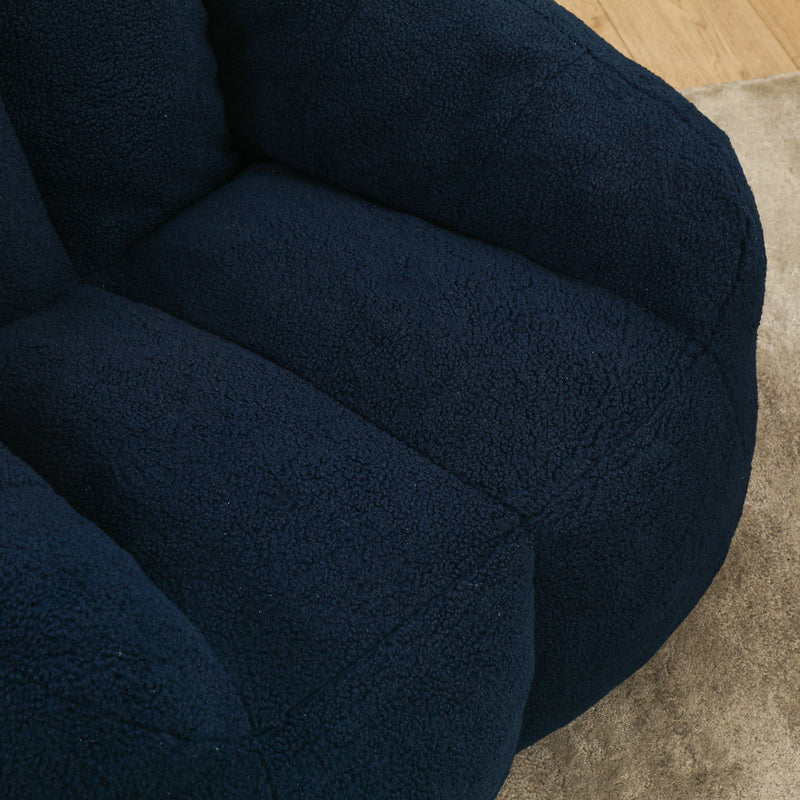 Comfy Bean Bag Chair With Memory Foam Filler, Tufted Soft